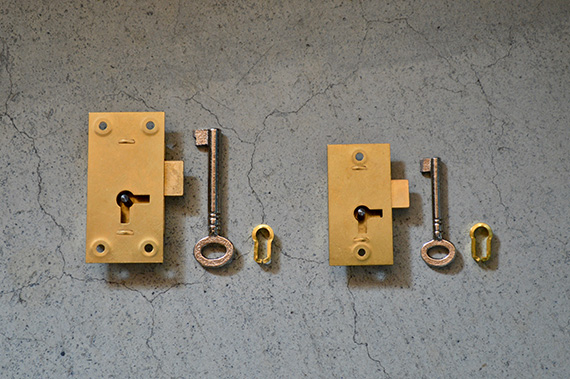 Cupboard Lock Brass