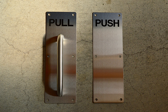 Door Handle Pull and Push Plate