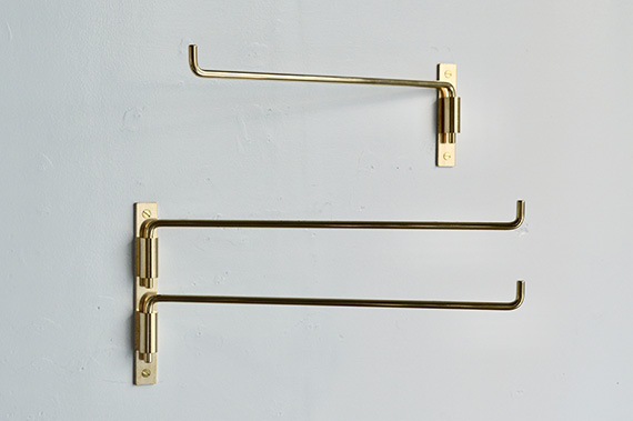 BRASS SWING TOWEL BAR