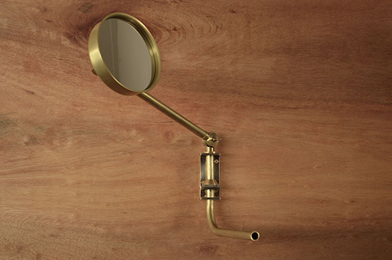BRASS ARM MIRROR